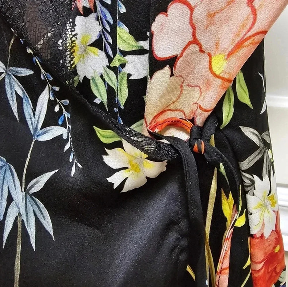 Lise Charmel Camisole Spagetti Top Floral Black Lace Patio Glycine size XS S - Picture 5 of 7